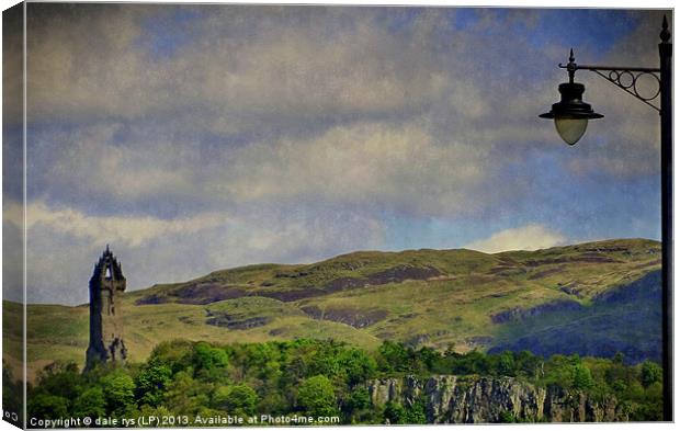 wallace monument2 Canvas Print by dale rys (LP)