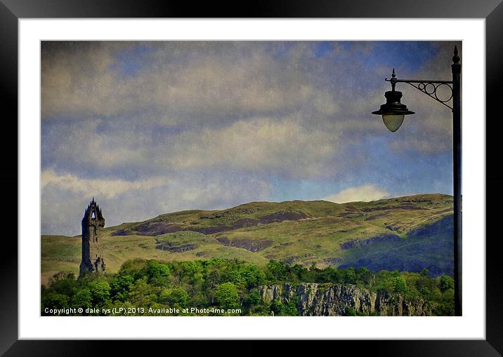 wallace monument2 Framed Mounted Print by dale rys (LP)