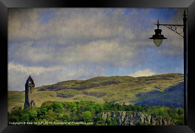 wallace monument2 Framed Print by dale rys (LP)