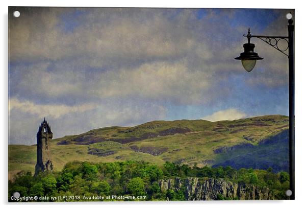 wallace monument2 Acrylic by dale rys (LP)
