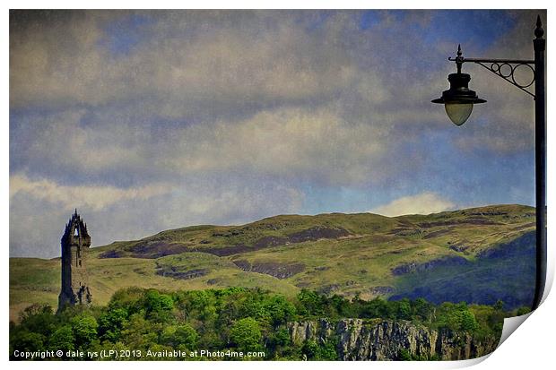 wallace monument2 Print by dale rys (LP)