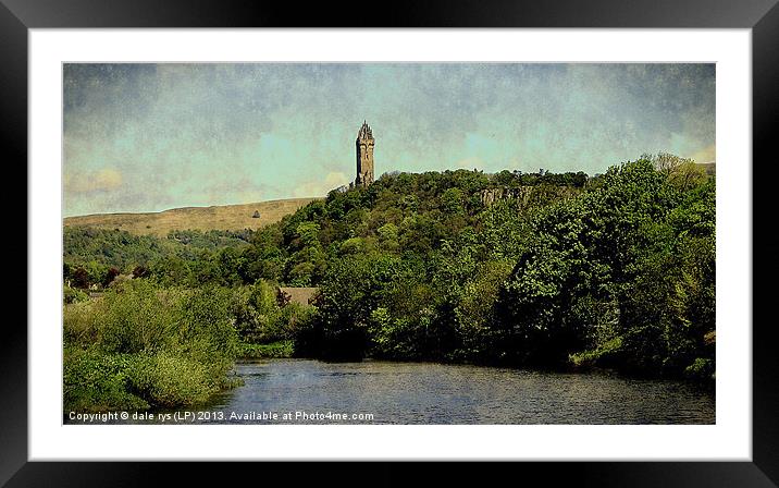 wallace monument3 Framed Mounted Print by dale rys (LP)