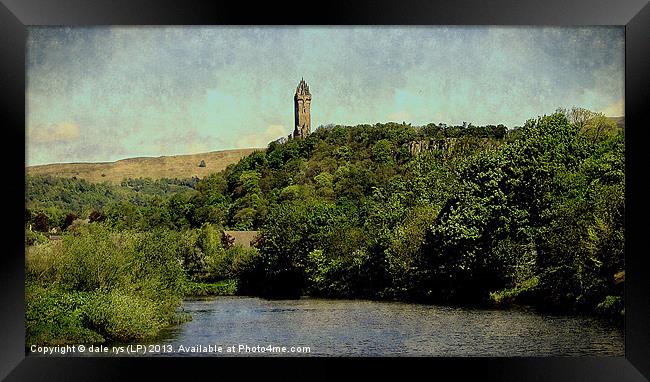 wallace monument3 Framed Print by dale rys (LP)
