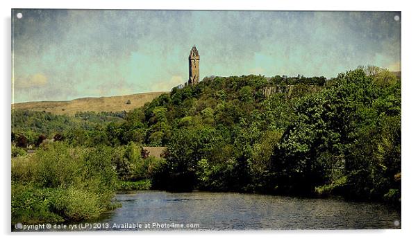 wallace monument3 Acrylic by dale rys (LP)