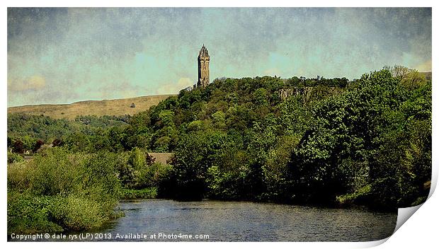 wallace monument3 Print by dale rys (LP)