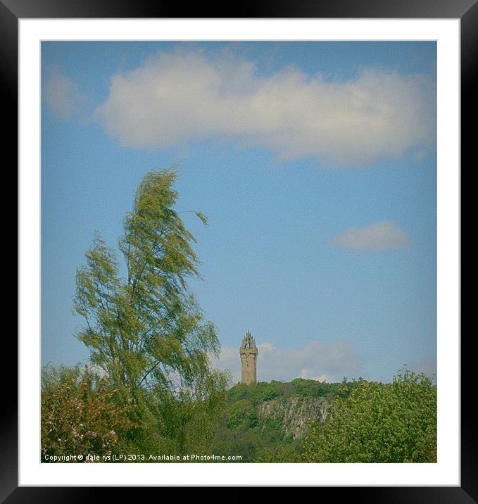 wallace monument4 Framed Mounted Print by dale rys (LP)