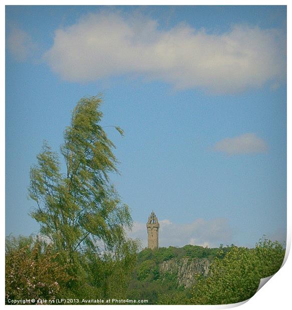 wallace monument4 Print by dale rys (LP)