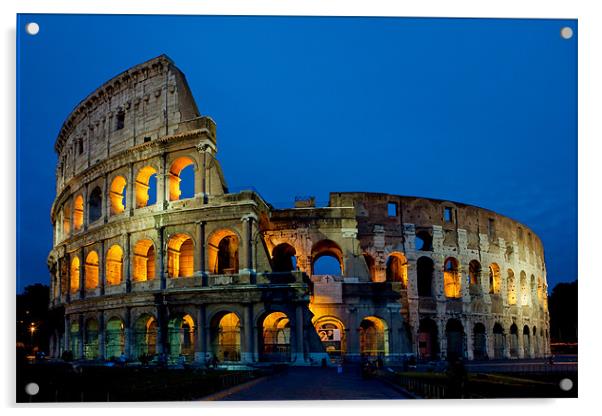 The Colloseum Acrylic by David Tyrer