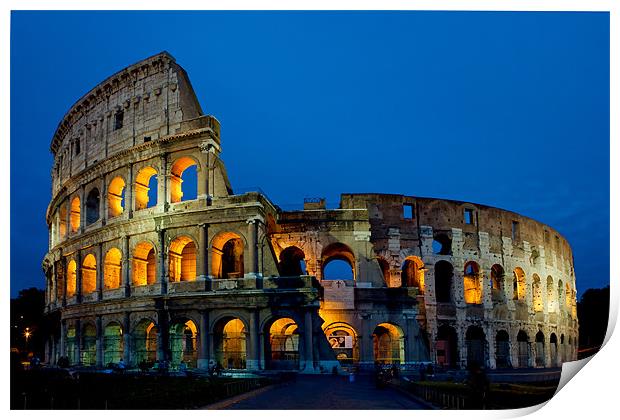 The Colloseum Print by David Tyrer