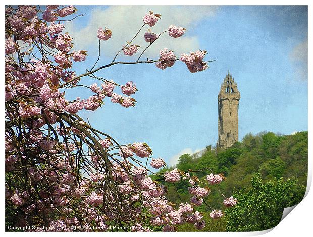 wallace monument5 Print by dale rys (LP)
