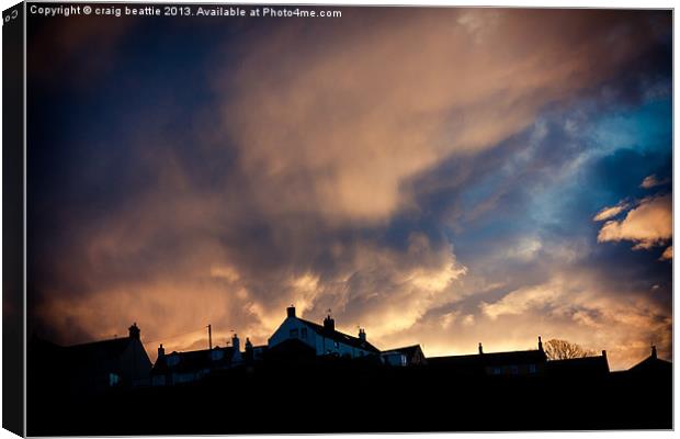 Angry Sky Canvas Print by craig beattie