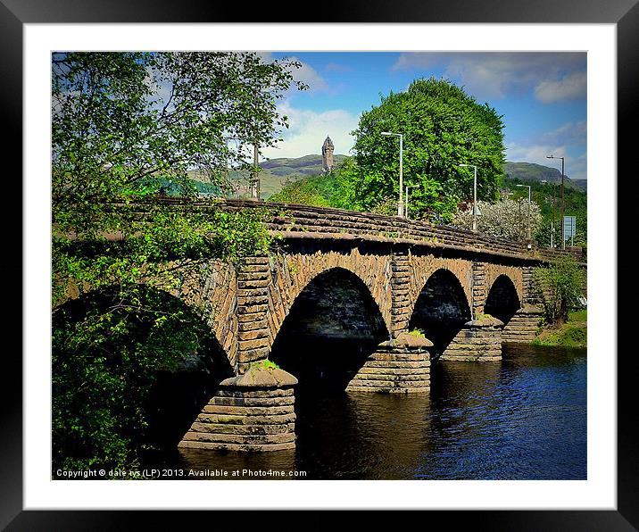 stirling bridge Framed Mounted Print by dale rys (LP)