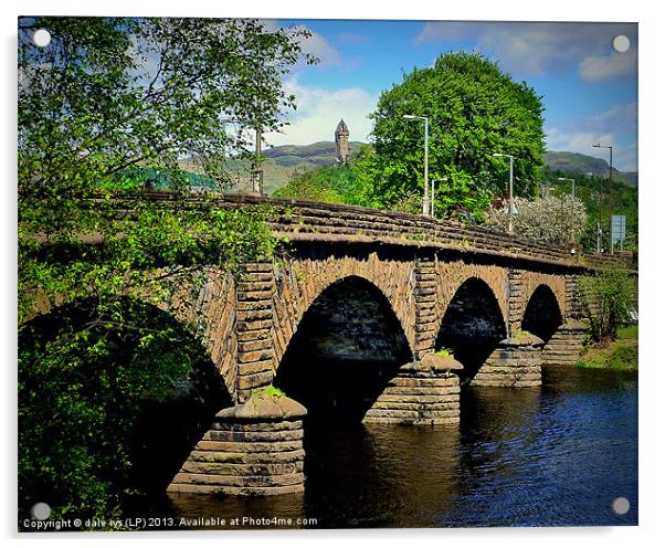 stirling bridge Acrylic by dale rys (LP)