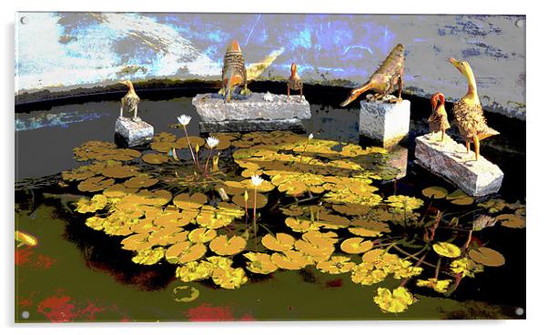 Little Fishy come to Ducky Acrylic by Arfabita  