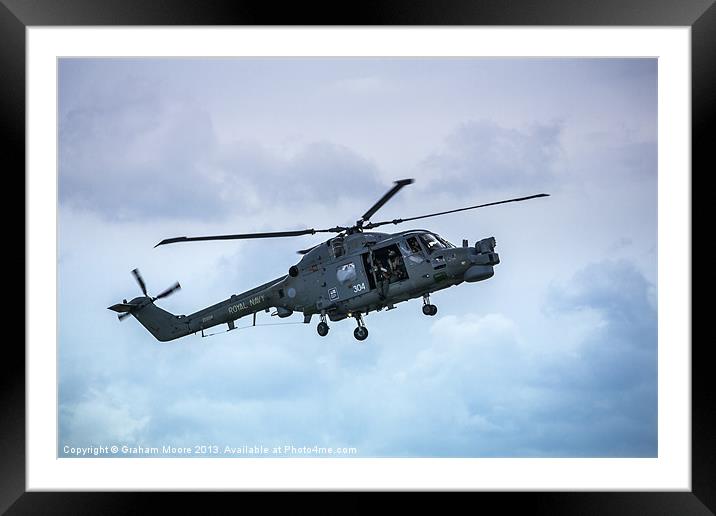 Lynx Wildcat Framed Mounted Print by Graham Moore