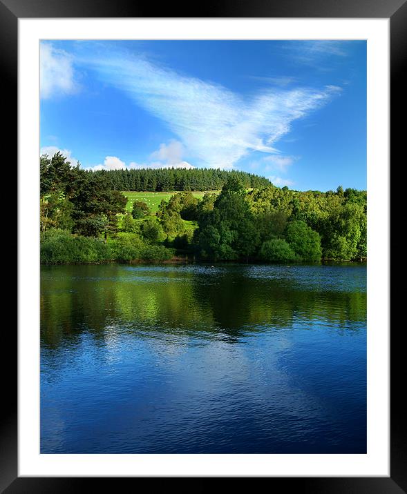 Dale Dyke Reservoir,South Yorkshire,Peak District Framed Mounted Print by Darren Galpin
