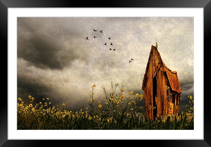 The Crooked House Framed Mounted Print by Dawn Cox