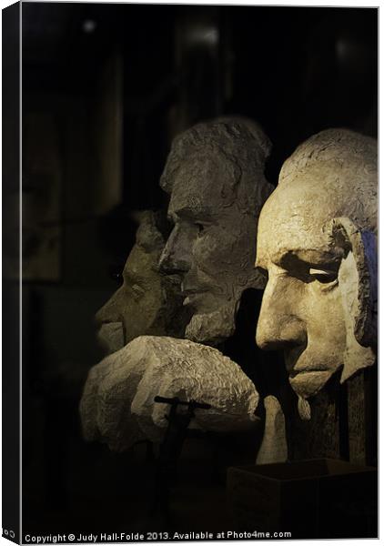 Faces of Rushmore Canvas Print by Judy Hall-Folde