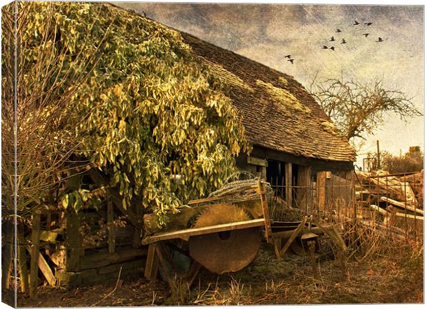 The Woodcutters Cottage Canvas Print by Dawn Cox