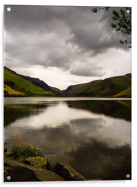 Talyllyn Lake, Snowdonia, Wales, UK Acrylic by Mark Llewellyn