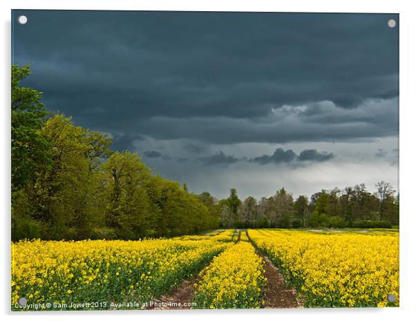 Incoming Storm Acrylic by Sam Jowett