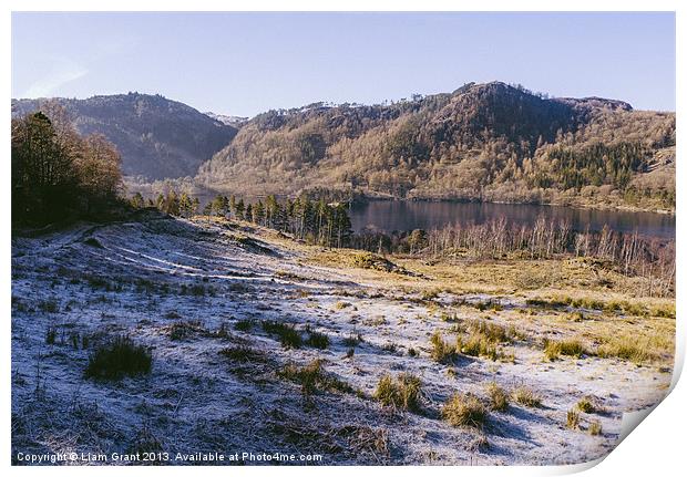 Frosty morning. Thirlmere. Print by Liam Grant