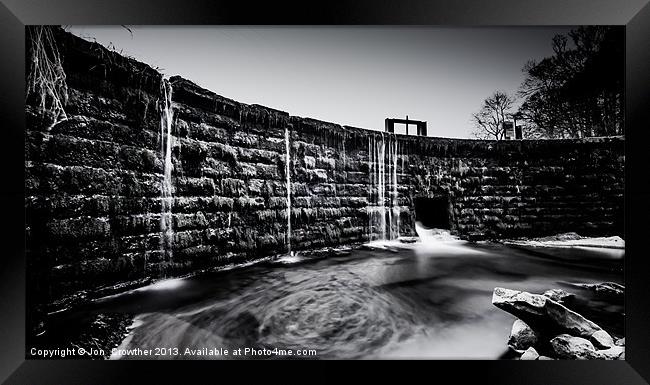 Fithy Dam Framed Print by Jon  Crowther