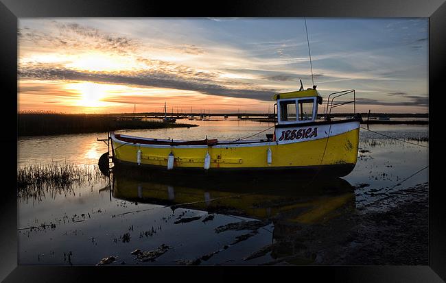 Jessica at sunset Framed Print by Gary Pearson