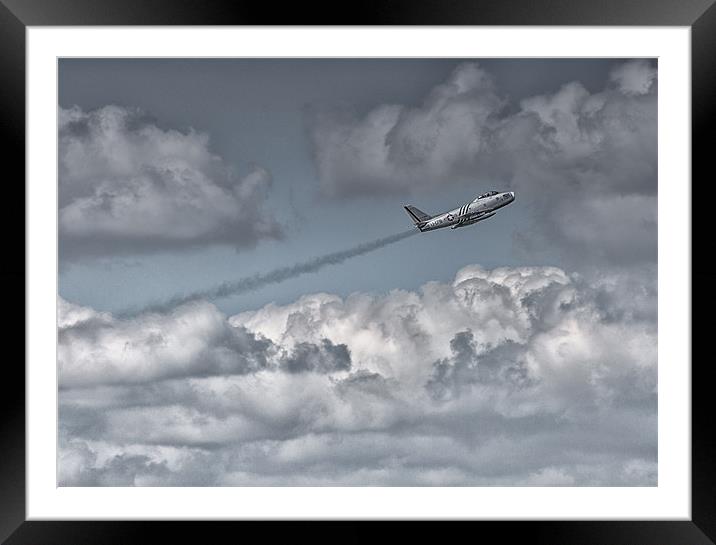 Sabre to the Skies Framed Mounted Print by Richard Thomas