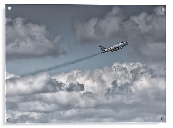 Sabre to the Skies Acrylic by Richard Thomas