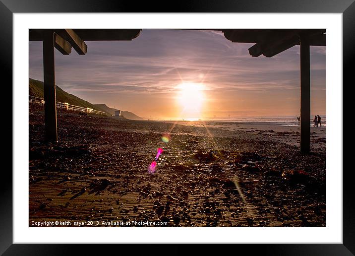 Spectrum Of Light Framed Mounted Print by keith sayer