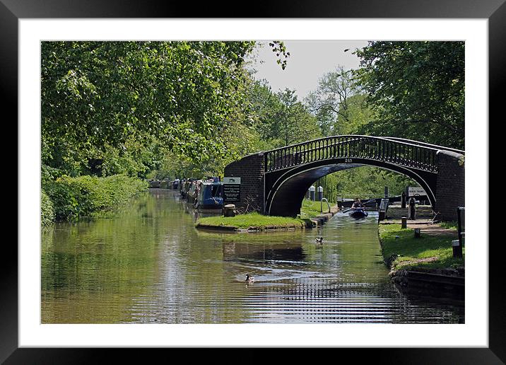 Oxford Canal Terminus Framed Mounted Print by Tony Murtagh