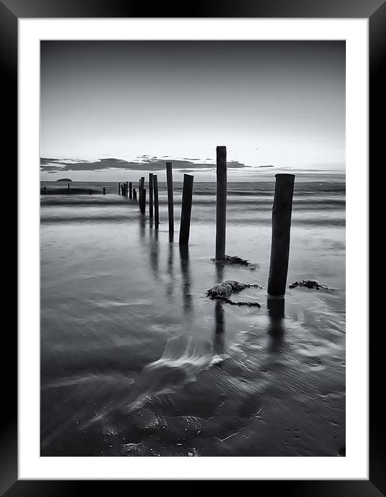 Fluidity Framed Mounted Print by mike Davies