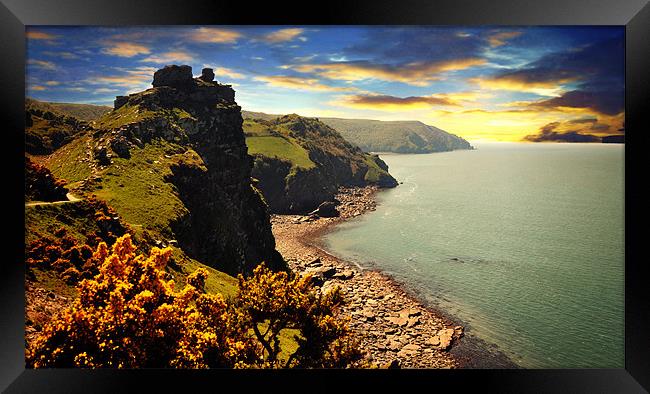 Valley of the Rocks 2 Framed Print by Alexia Miles