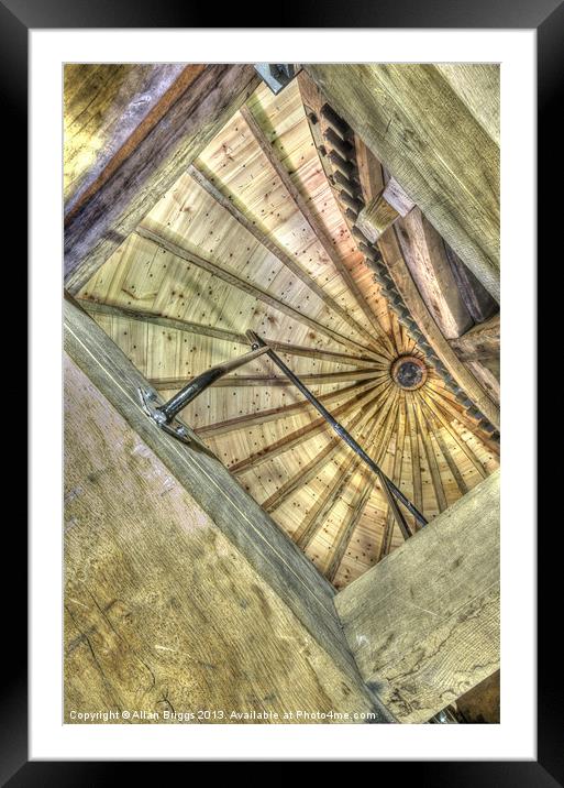 Holgate Windmill 30 Framed Mounted Print by Allan Briggs
