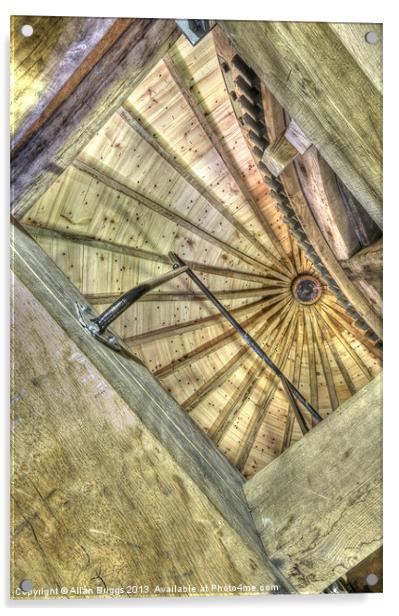 Holgate Windmill 30 Acrylic by Allan Briggs