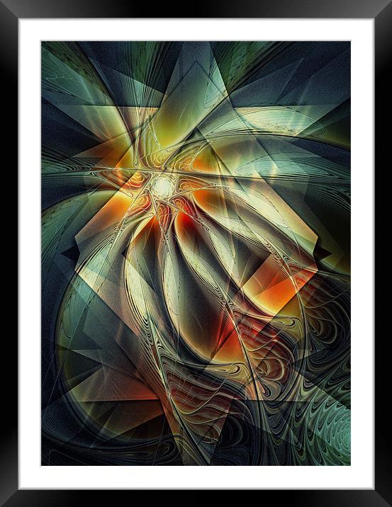 Planar Framed Mounted Print by Amanda Moore