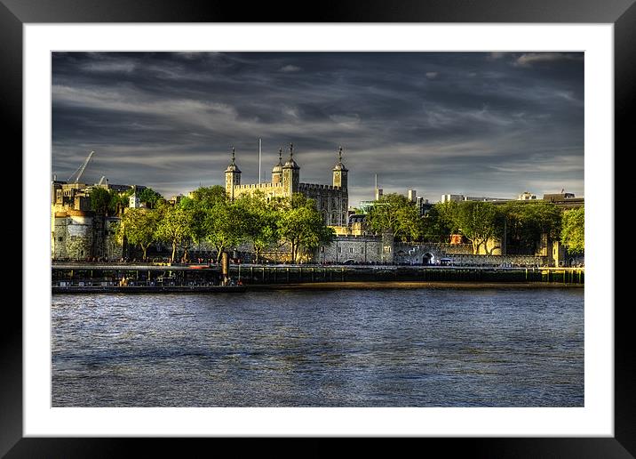 Tower of London Framed Mounted Print by Dean Messenger