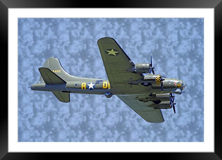 Memphis Belle B-17 Framed Mounted Print by Bill Simpson