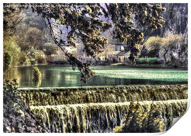 Cheddar Gorge Somerset - HDR Print by Anthony Hedger