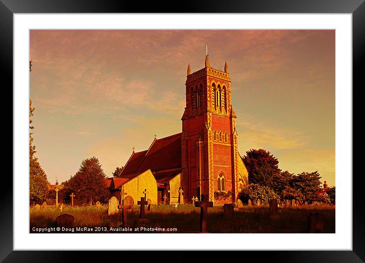 St. Michael Framed Mounted Print by Doug McRae