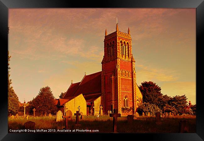 St. Michael Framed Print by Doug McRae