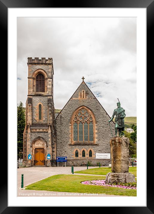 Building, Duncansburgh Macintosh parish church, Fo Framed Mounted Print by Hugh McKean
