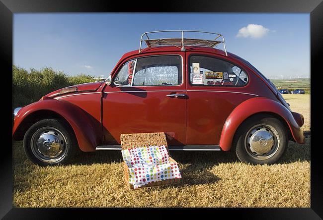 VW Beetle Framed Print by Simon Armstrong
