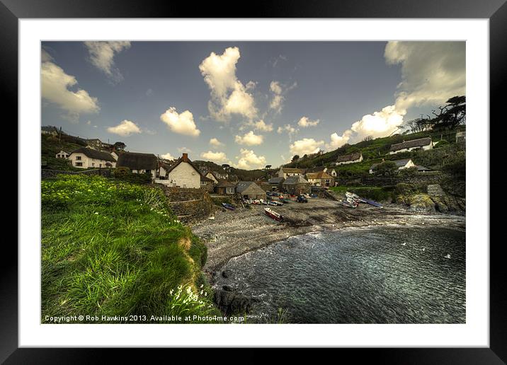 Cadgwith Framed Mounted Print by Rob Hawkins