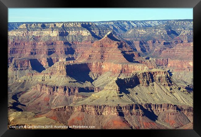 Classic Grand Canyon Framed Print by Lee Mullins