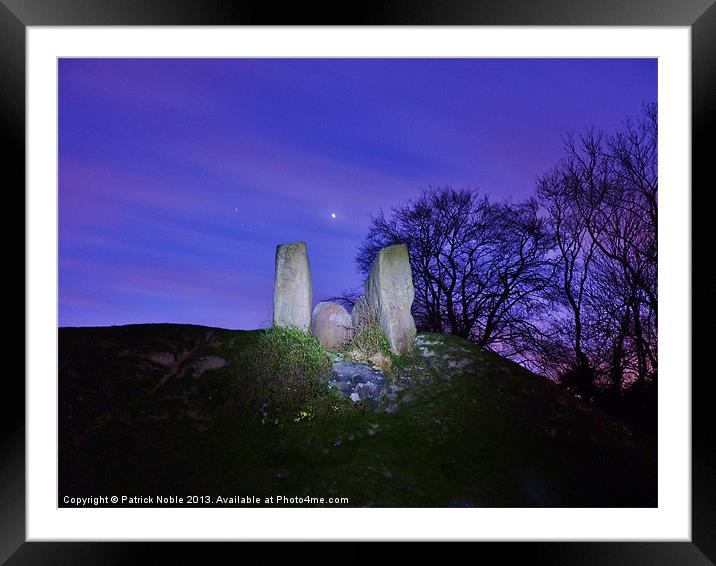 Coldrums Long Barrow Framed Mounted Print by Patrick Noble