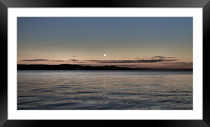 Morning Moonlight Framed Mounted Print by Igors Krjukovs