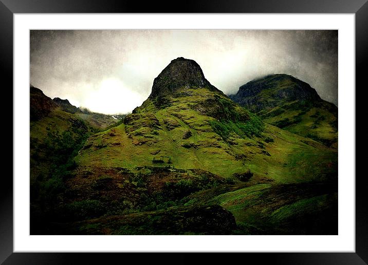 the highlands Framed Mounted Print by dale rys (LP)