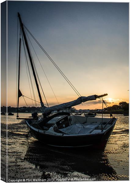 Low water Canvas Print by Phil Wareham
